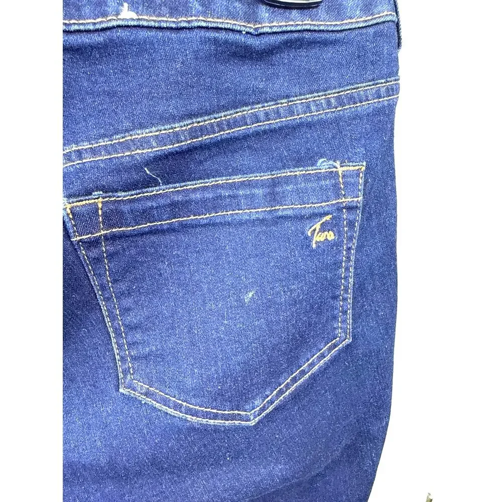 Two by Vince Camuto Dark Wash Straight Jeans 28 Mid Rise Stretch NWOT